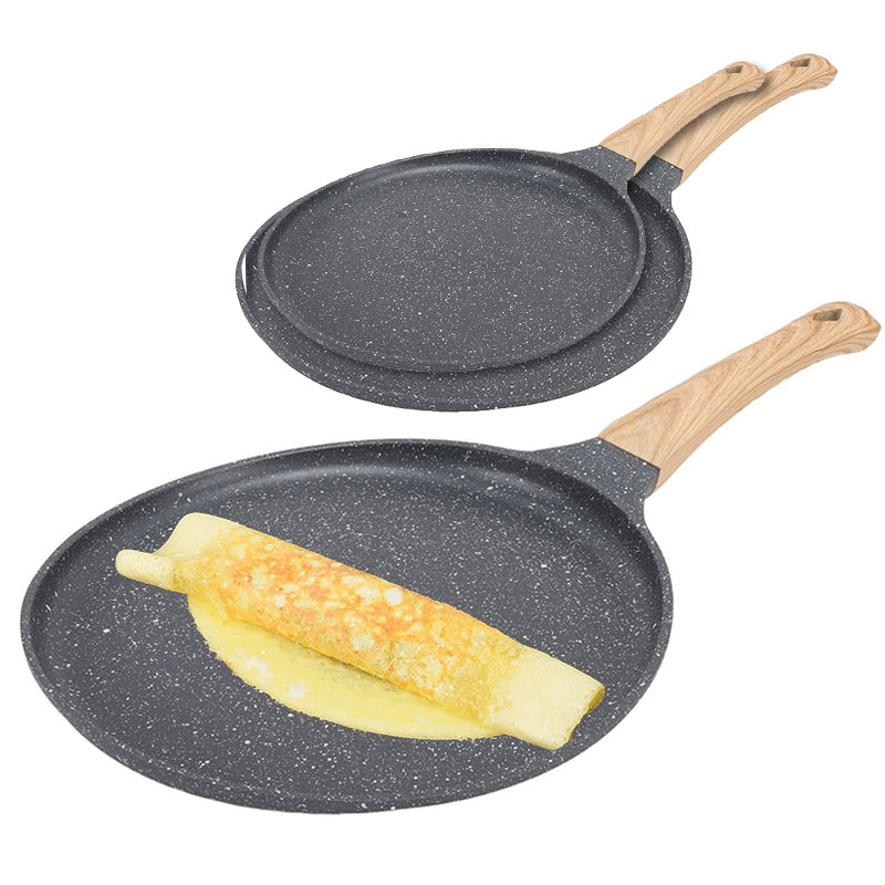 Danish Pancake Pan - Ceramic Coating Egg Pancake Griddle Pan