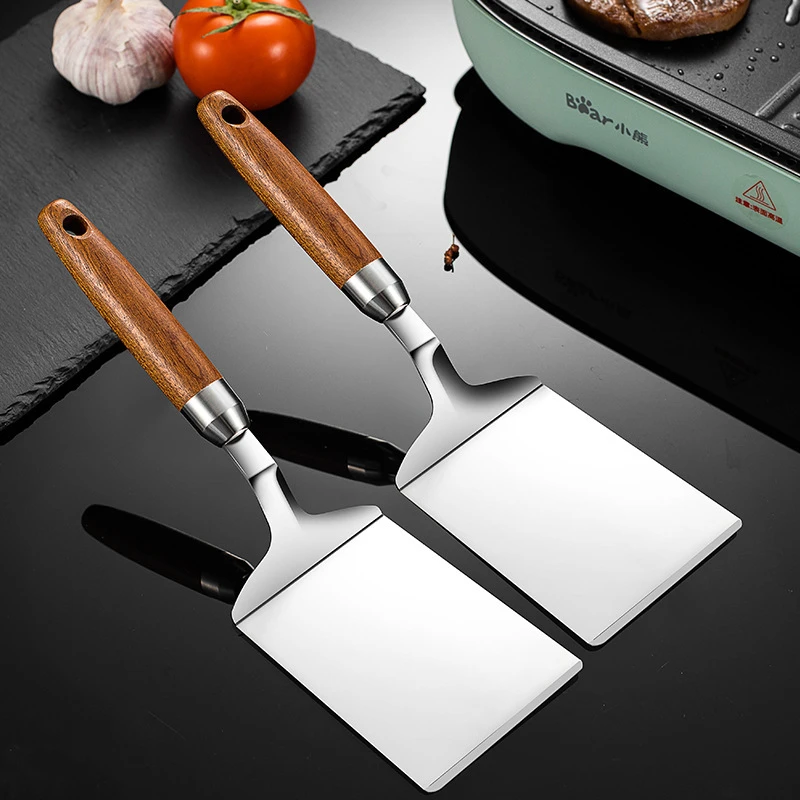 Stainless Steel Square Head St - مراجعة Okonomiyaki Spatula وسعره