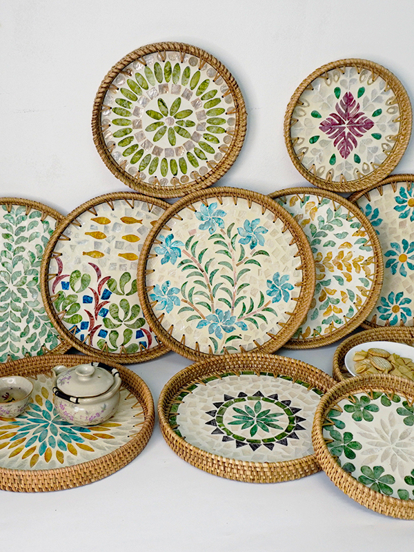Handwoven ell Fruit Tray Break - مراجعة Dim Sum Basket وسعره