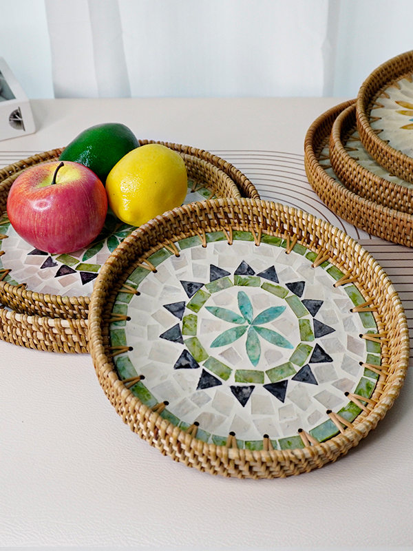 Handwoven ell Fruit Tray Break - مراجعة Dim Sum Basket وسعره