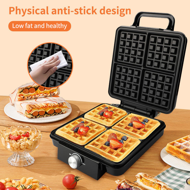 Reemix 4-Slice Belgian Mini Wa - مراجعة Mini Pancake Griddle وسعره