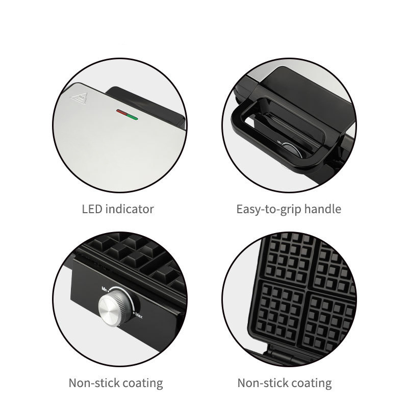 Reemix 4-Slice Belgian Mini Wa - مراجعة Mini Pancake Griddle وسعره