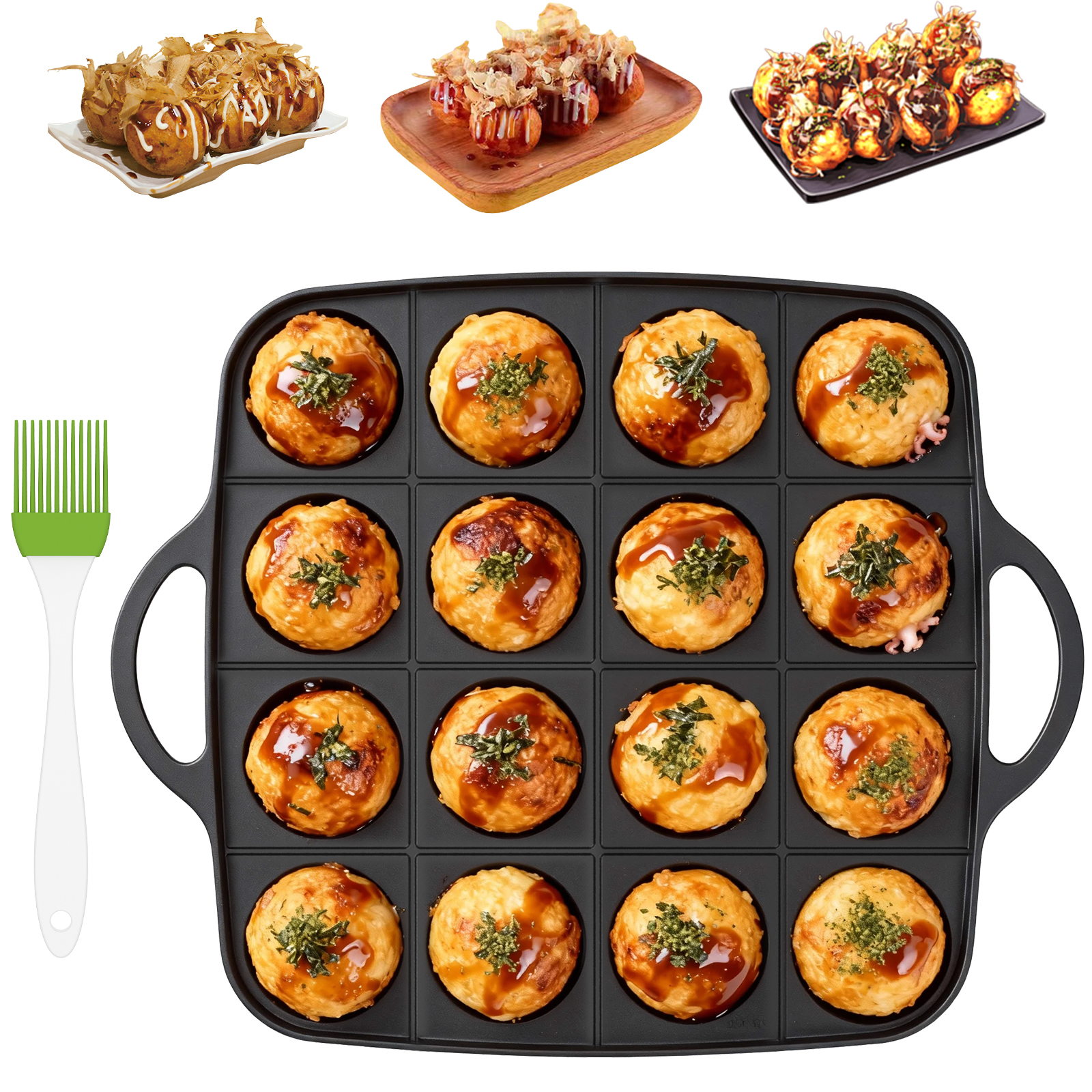 Takoyaki Pan Nonstick Japanese - مراجعة Takoyaki Grill Plate وسعره