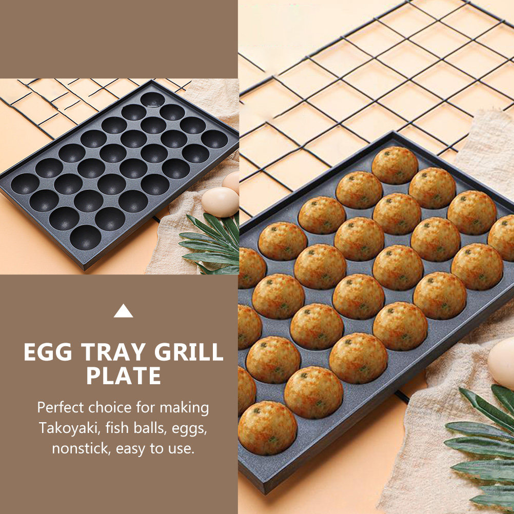 1Pcs Octopus Balls Maker Nonst - مراجعة Takoyaki Grill Plate وسعره