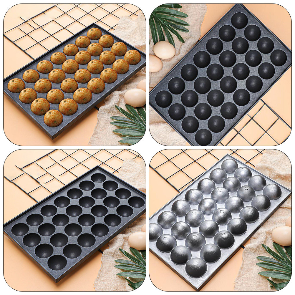 1Pcs Octopus Balls Maker Nonst - مراجعة Takoyaki Grill Plate وسعره