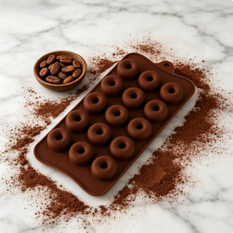 1pc donut silicone cake mold n - مراجعة Donut Mold Silicone وسعره