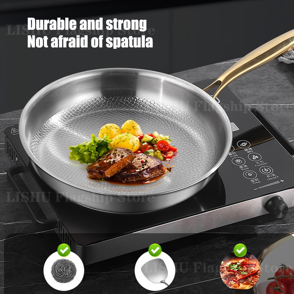 22/24/26/28/30cm Titanium Stai - مراجعة Egg Waffle Pan وسعره
