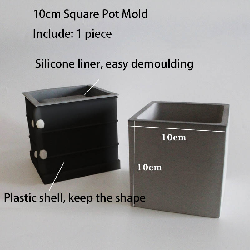 Large Square Flowerpot Silicon - مراجعة Potsticker Mold وسعره