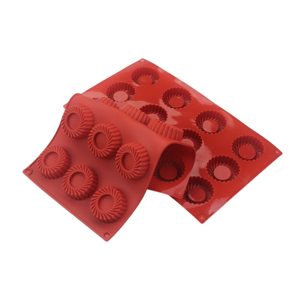 12 Holes Circular Vortex Shape - مراجعة Donut Mold Silicone وسعره