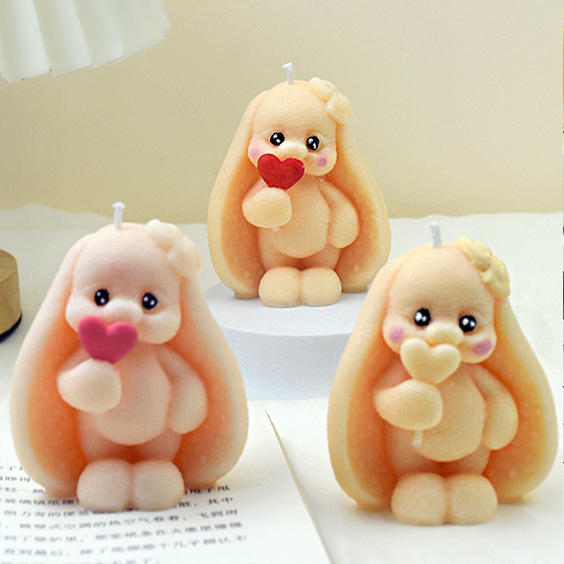 3D Long-eared Rabbit Silicone  - مراجعة Bunny Cake Mold وسعره