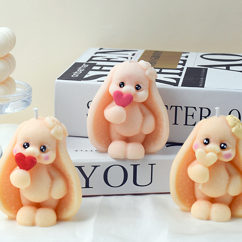 3D Long-eared Rabbit Silicone  - مراجعة Bunny Cake Mold وسعره