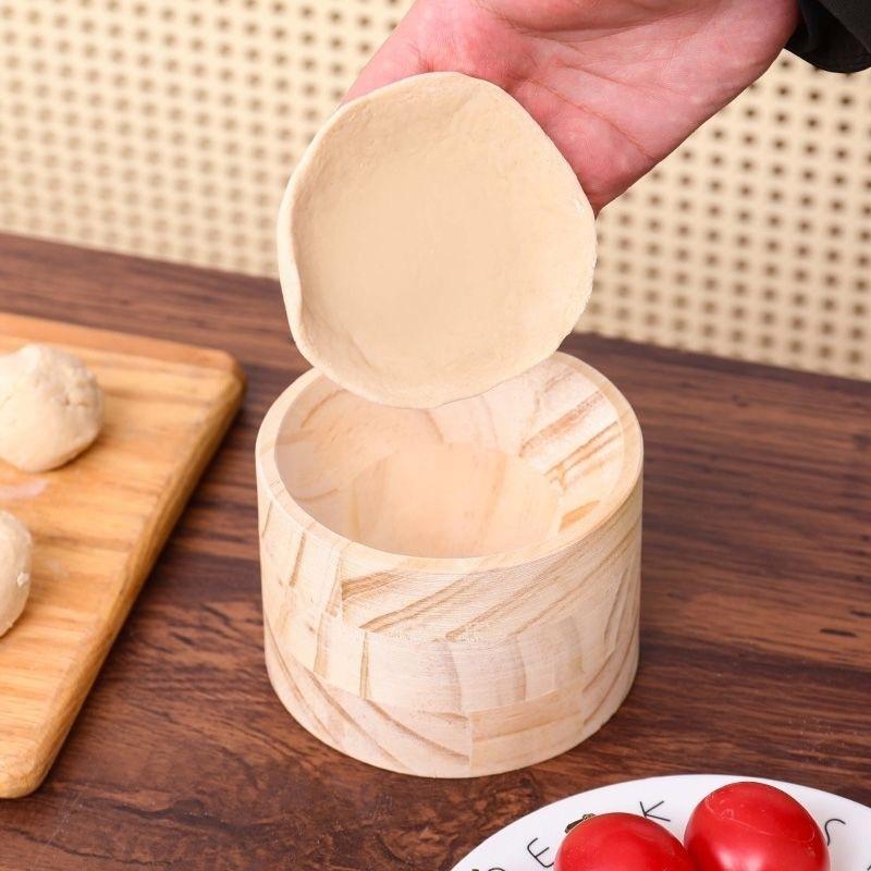 1 Set Wooden Dumpling Maker -  - مراجعة Dumpling Press Set وسعره