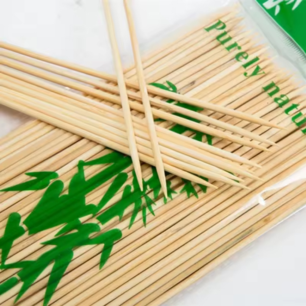 1350/90Pcs Natural BBQ Skewers - مراجعة Corn Dog Stick وسعره