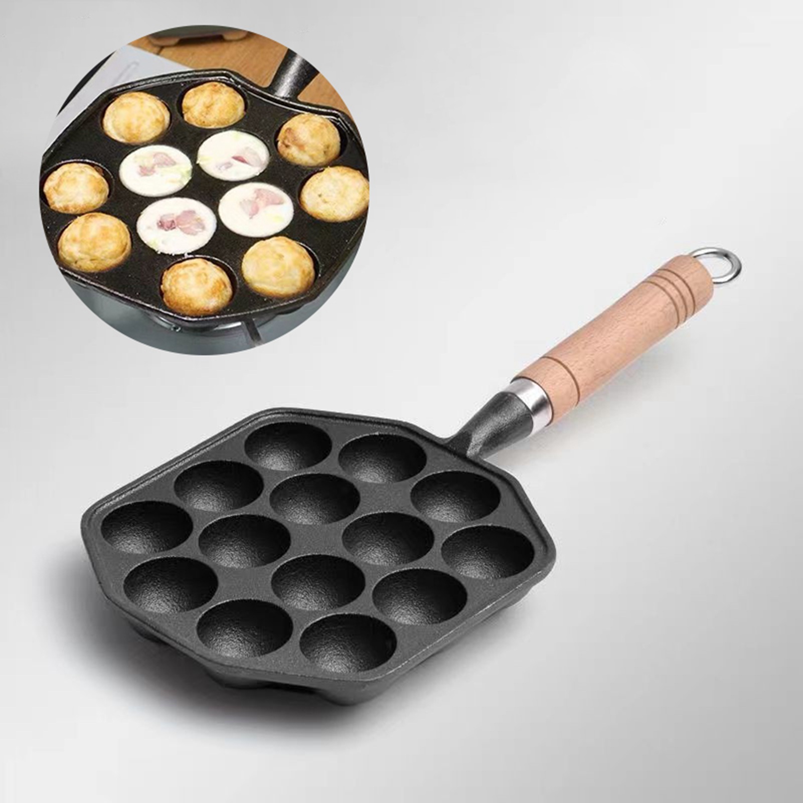 14 Holes Takoyaki Pan Nonstick - مراجعة Mini Pancake Griddle وسعره