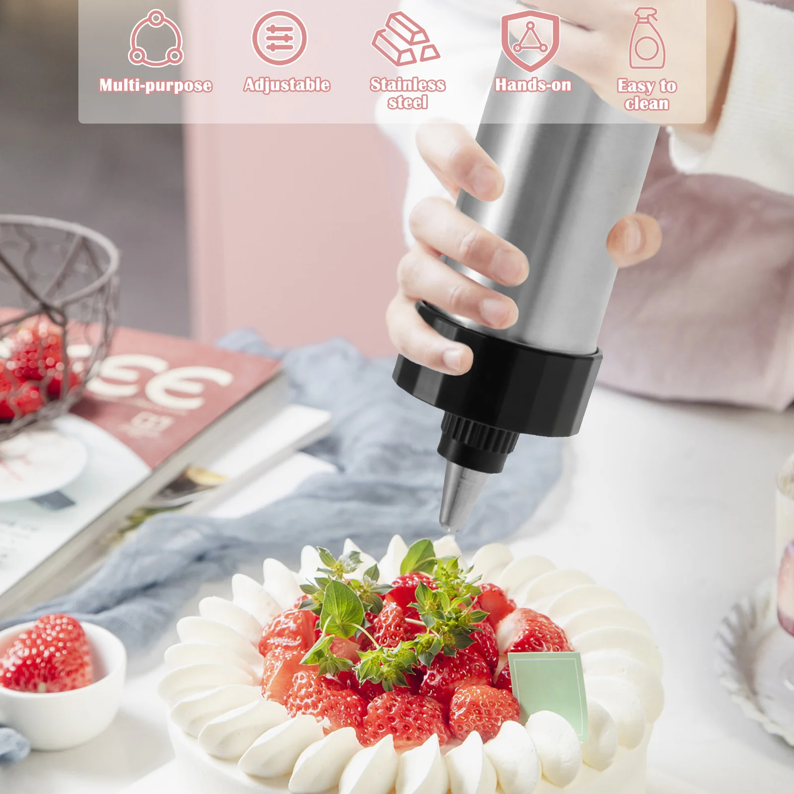 DIY Churro Maker Machine Cooki - مراجعة Churros Maker Gun وسعره