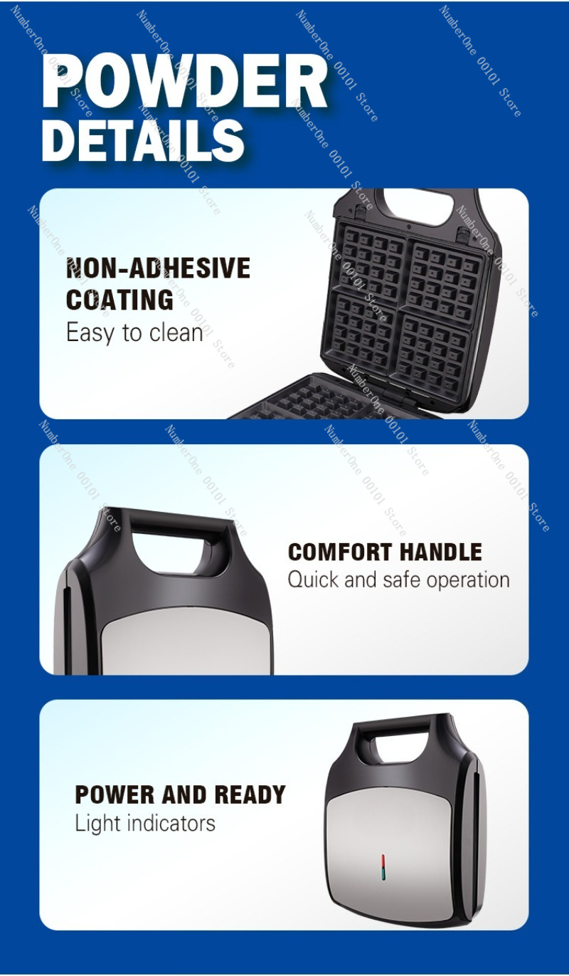 Household Small Multipurpose 3 - مراجعة Waffle Cone Maker وسعره