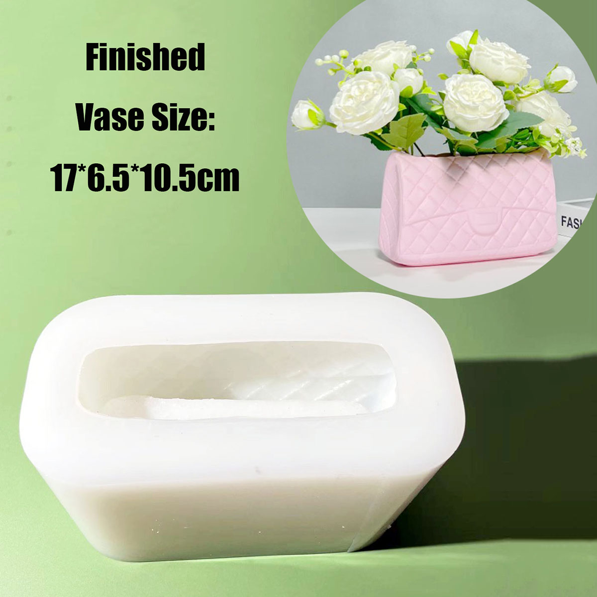 Luxury Handbag Vase Silicone M - مراجعة Potsticker Mold وسعره