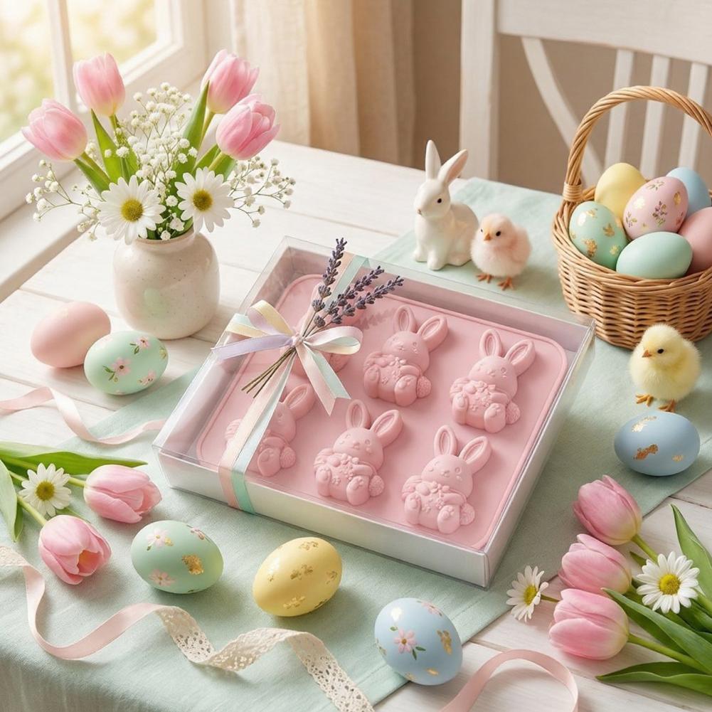 Easter Ice Tray Mold Easter Bu - مراجعة Bunny Cake Mold وسعره