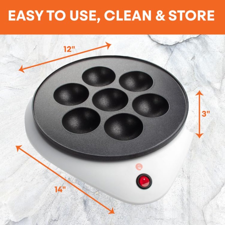 MasterChef Electric Ebelskiver - مراجعة Takoyaki Grill Plate وسعره