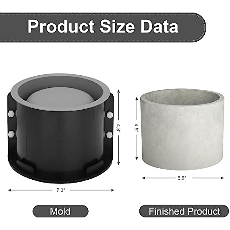 Large Round Flower Pot Cement  - مراجعة Potsticker Mold وسعره