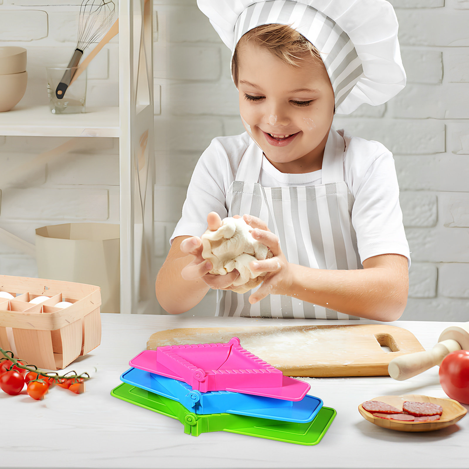 3Pcs Dumpling Mold Plastic Set - مراجعة Dumpling Press Set وسعره