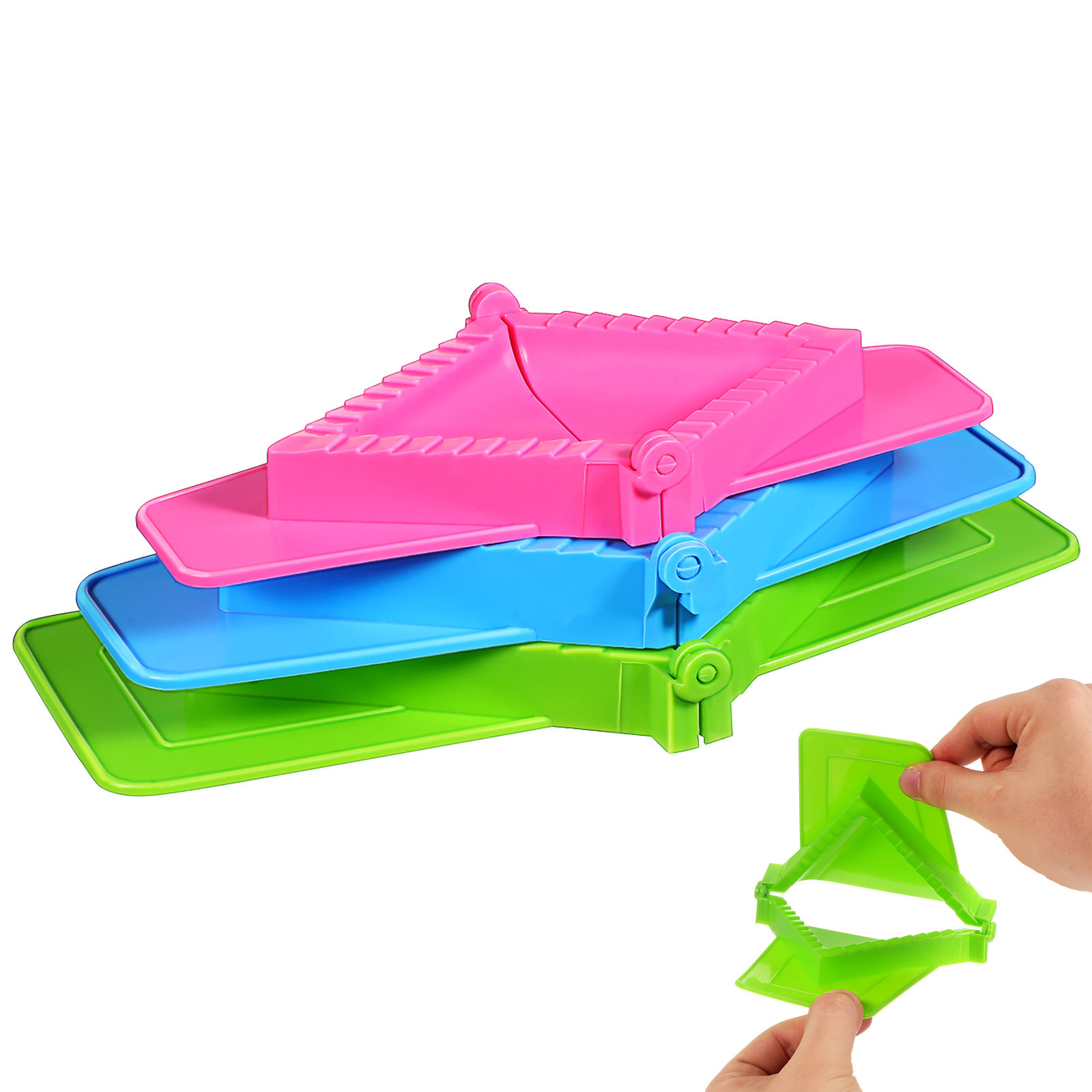 3Pcs Dumpling Mold Plastic Set - مراجعة Dumpling Press Set وسعره
