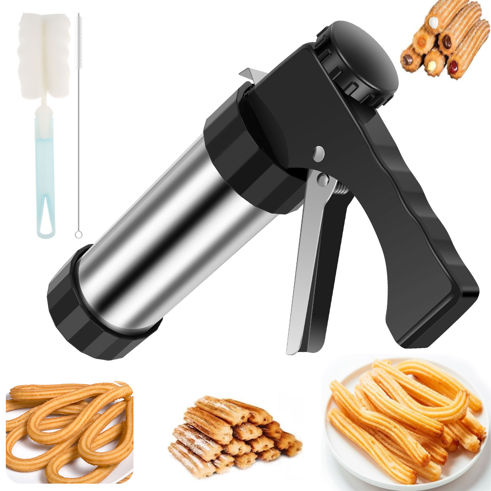 Churro Maker Machine Cookie Pr - مراجعة Churros Maker Gun وسعره