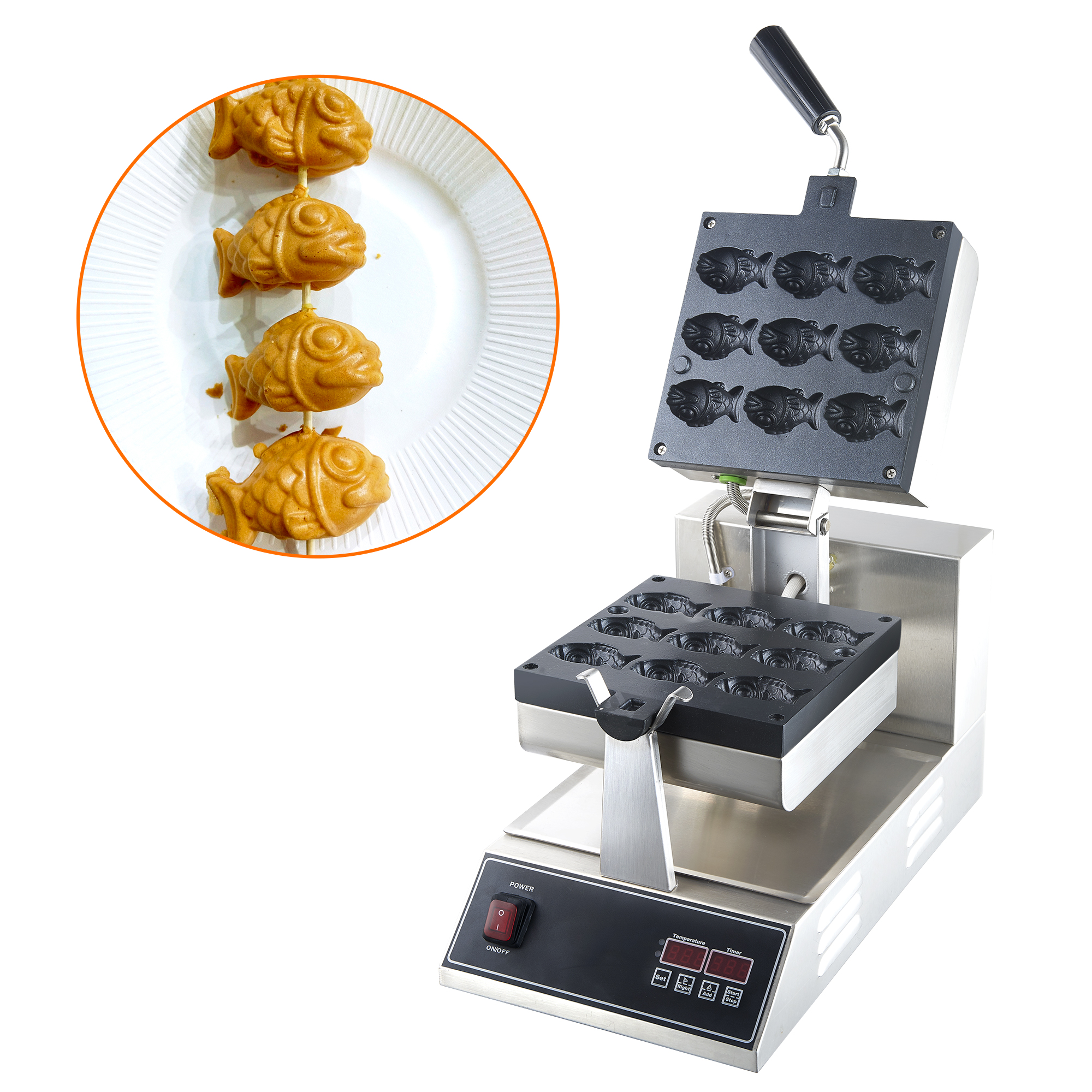 Automatic Stainless Steel Comm - مراجعة Waffle Cone Maker وسعره
