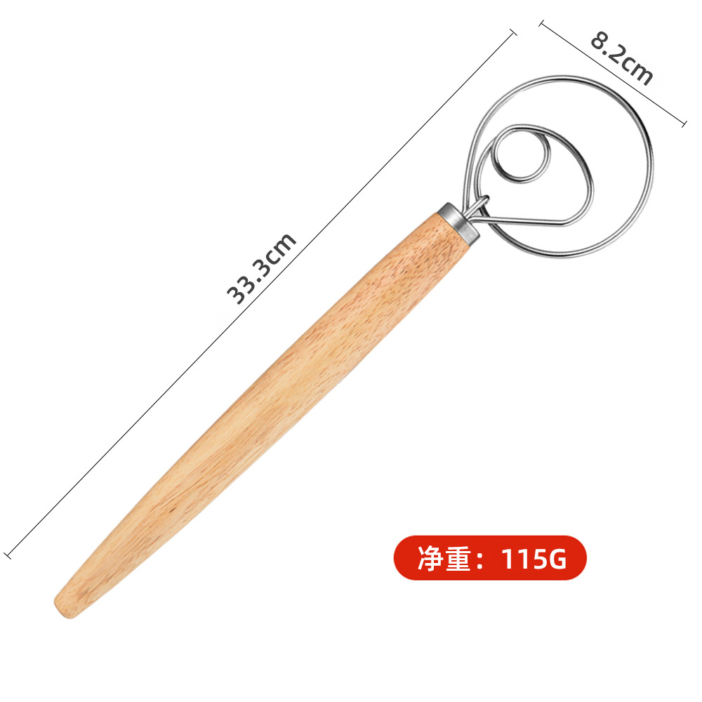13inch Danish Dough Whisk Stai - مراجعة Danish Pancake Pan وسعره