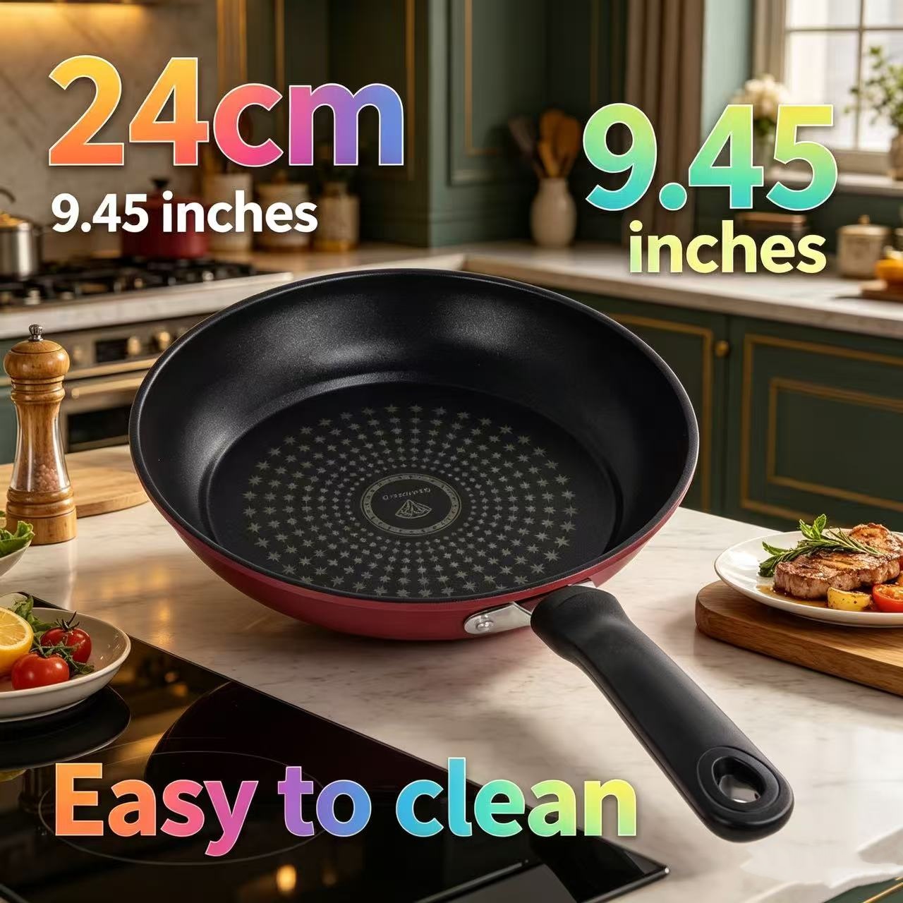 Premium Granite Non Stick Fryi - مراجعة Egg Waffle Pan وسعره