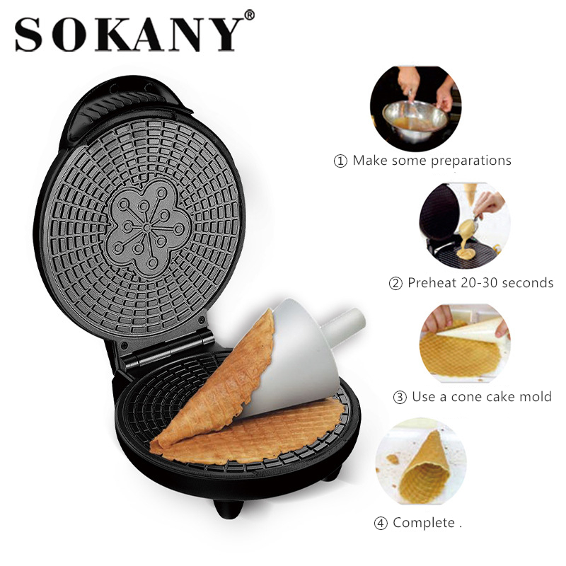 Electric Crispy Egg Roll Maker - مراجعة Waffle Cone Maker وسعره