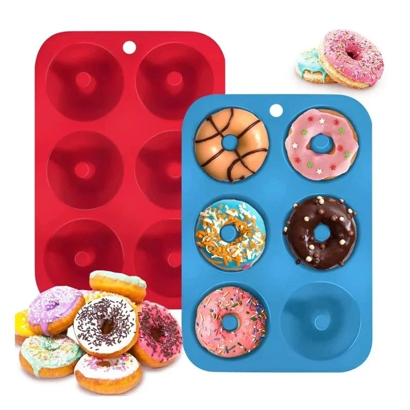1/2pcs Silicone Muffins Donut  - مراجعة Donut Mold Silicone وسعره