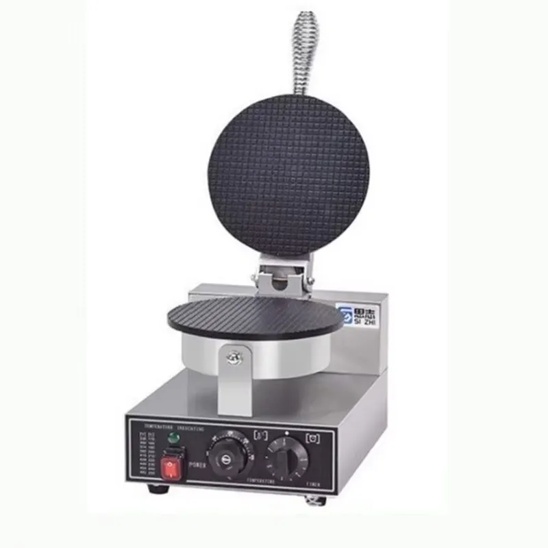 TEBAK Factory Snack Machines E - مراجعة Waffle Cone Maker وسعره