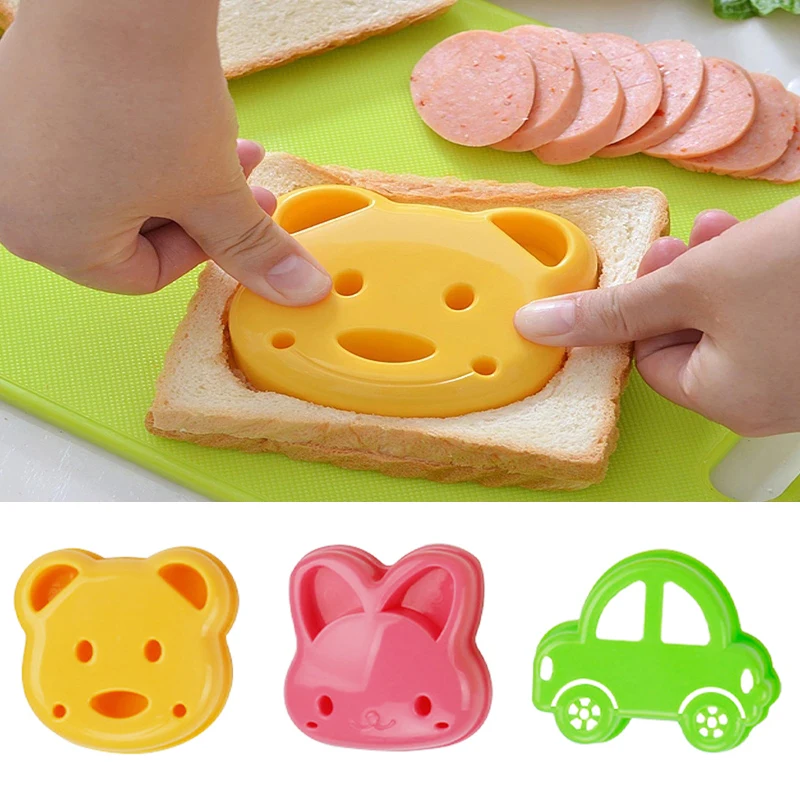 2pcs Sandwich Mould Bear Cat R - مراجعة Bunny Cake Mold وسعره