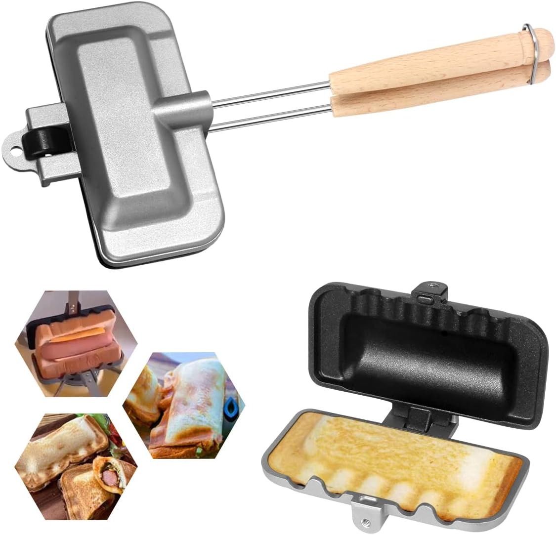 Double Sided Frying Pan, Sandw - مراجعة Mini Pancake Griddle وسعره