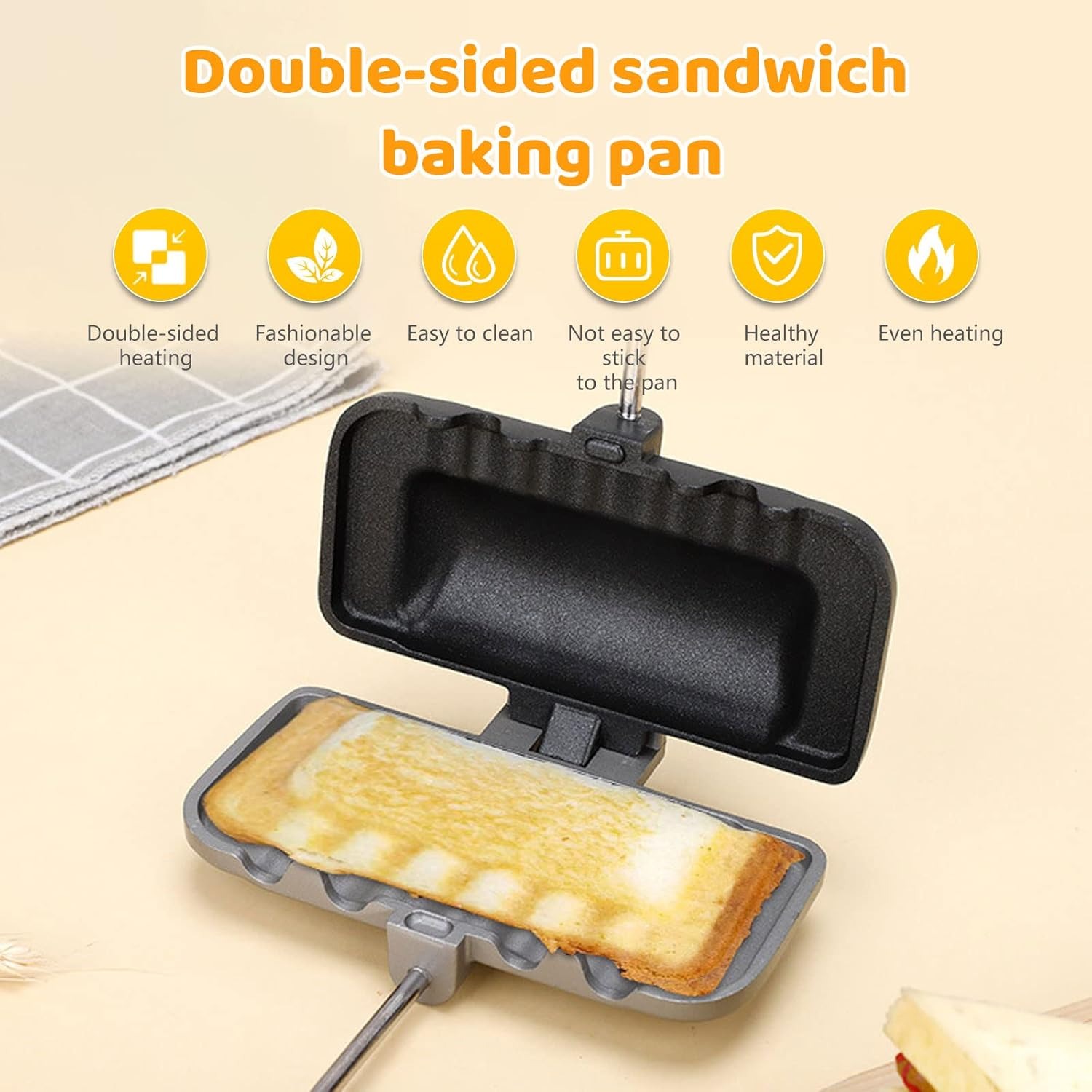 Double Sided Frying Pan, Sandw - مراجعة Mini Pancake Griddle وسعره