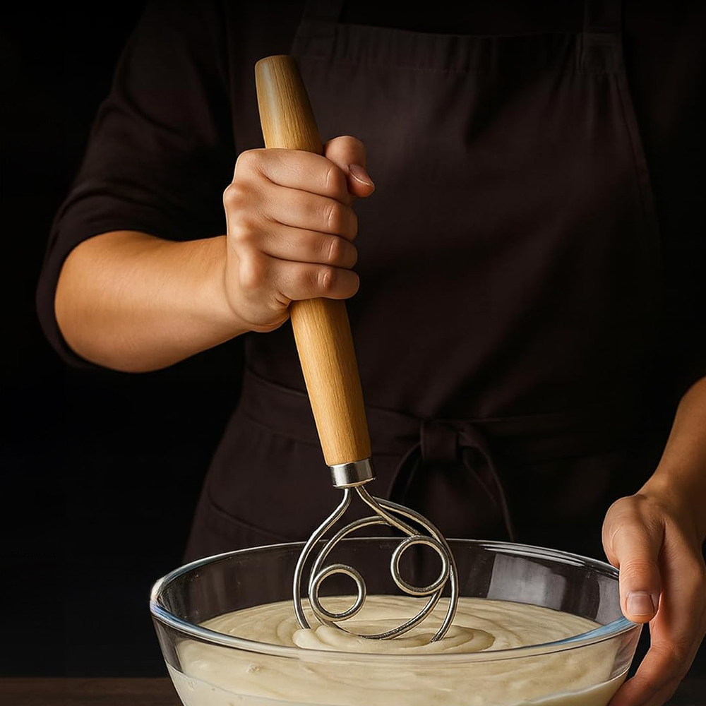 304 Stainless Steel Dough Whis - مراجعة Danish Pancake Pan وسعره