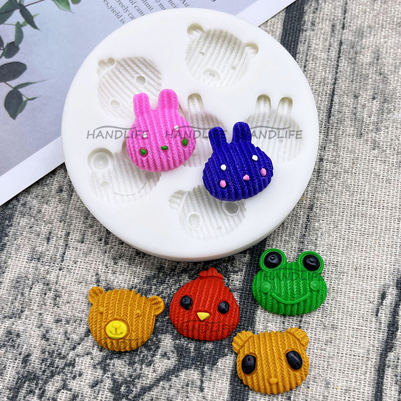 Cute Bear Chick Rabbit Frog Si - مراجعة Bunny Cake Mold وسعره