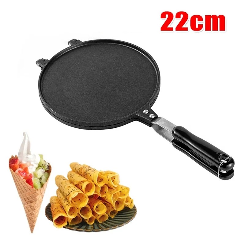 22cm Non-Stick Egg Roll Waffle - مراجعة Waffle Cone Maker وسعره