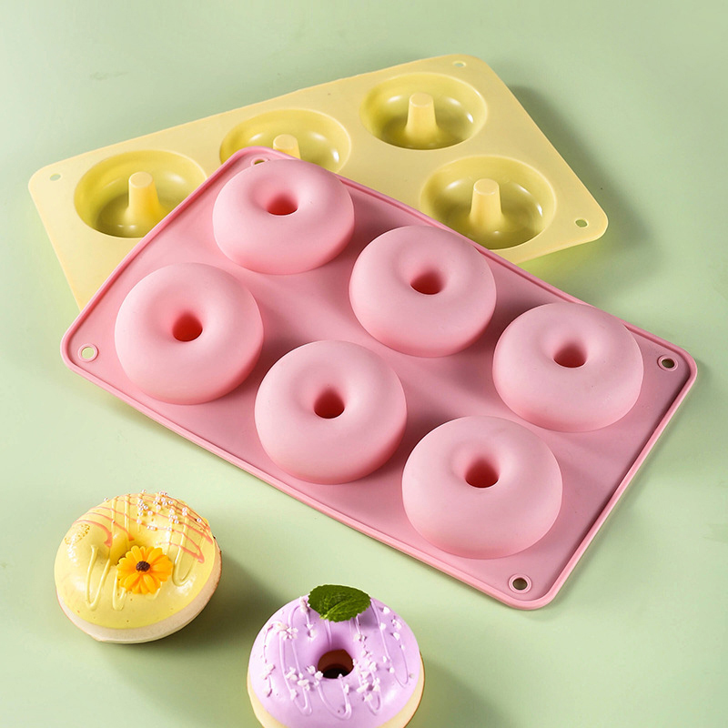 6 Donut Cake Silicone Molds Ki - مراجعة Donut Mold Silicone وسعره