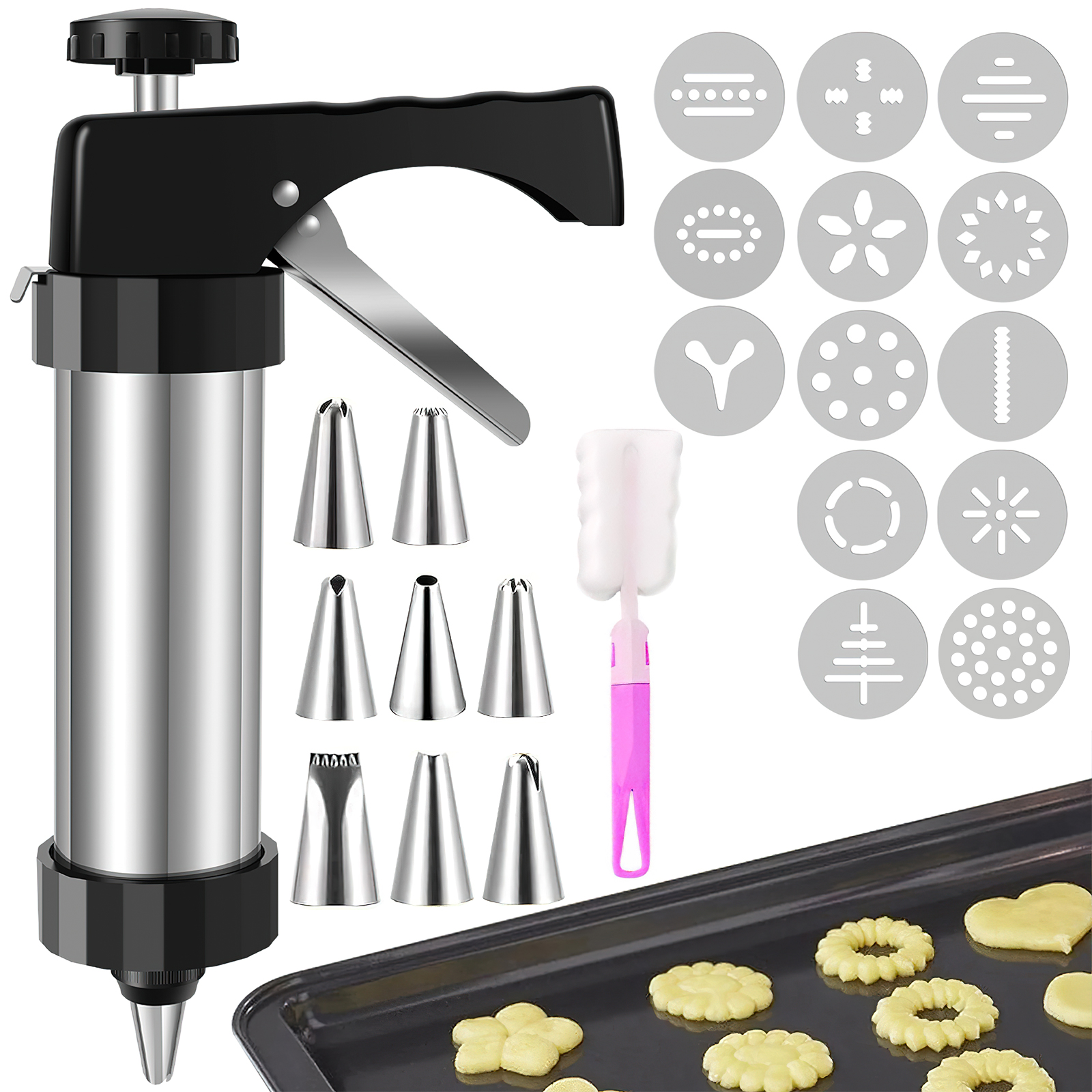 Cookie Maker Machine Stainless - مراجعة Churros Maker Gun وسعره