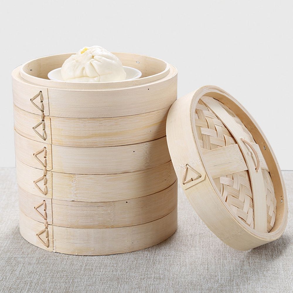 Handle Steam Basket Makes Tast - مراجعة Bao Steamer Bamboo وسعره