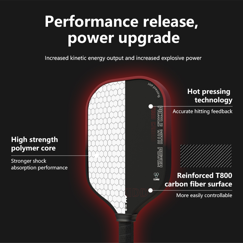 T800 Carbon Fiber Pickleball P - مراجعة Crepe Pan Carbon وسعره