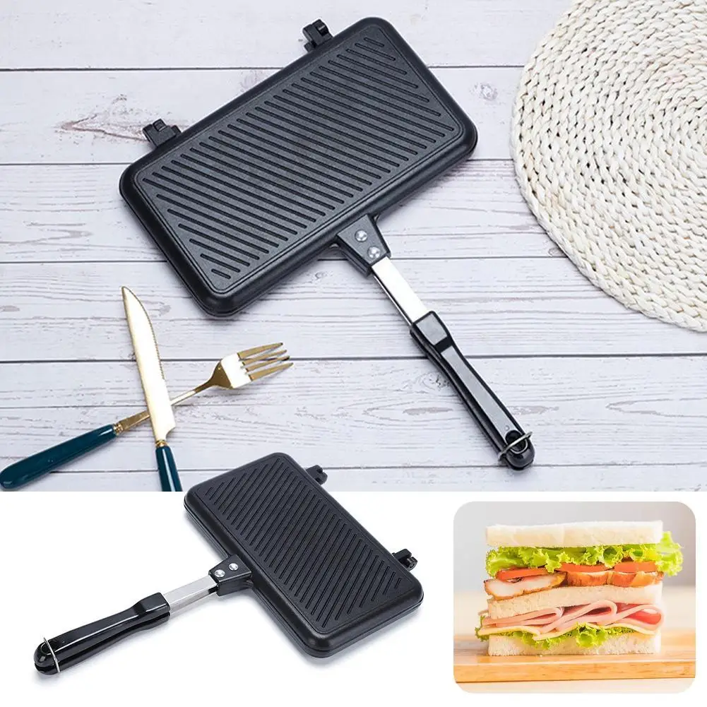 Double-Sided Frying Pan Non-St - مراجعة Mini Pancake Griddle وسعره