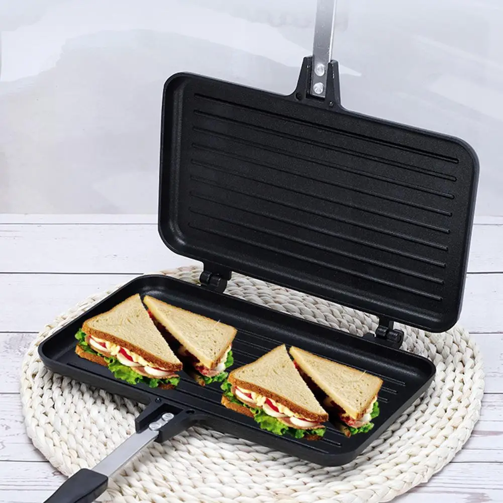 Double-Sided Frying Pan Non-St - مراجعة Mini Pancake Griddle وسعره