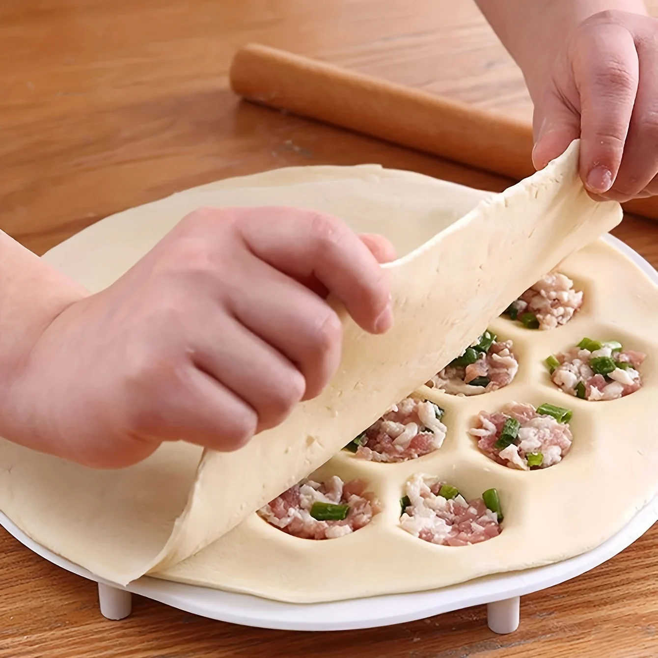 1pc-Simple Chinese Dumplings M - مراجعة Dumpling Press Set وسعره