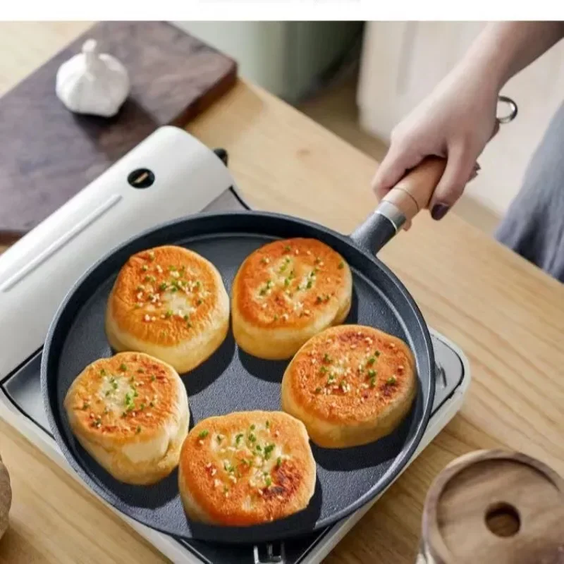 26cm Cast Iron Frying Pan Unco - مراجعة Mini Pancake Griddle وسعره