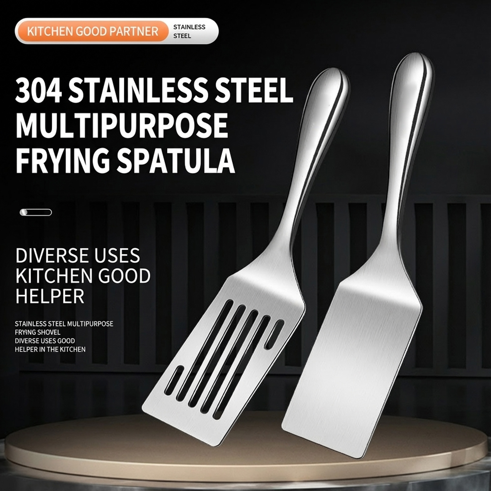 Stainless Steel Spatula Short  - مراجعة Okonomiyaki Spatula وسعره