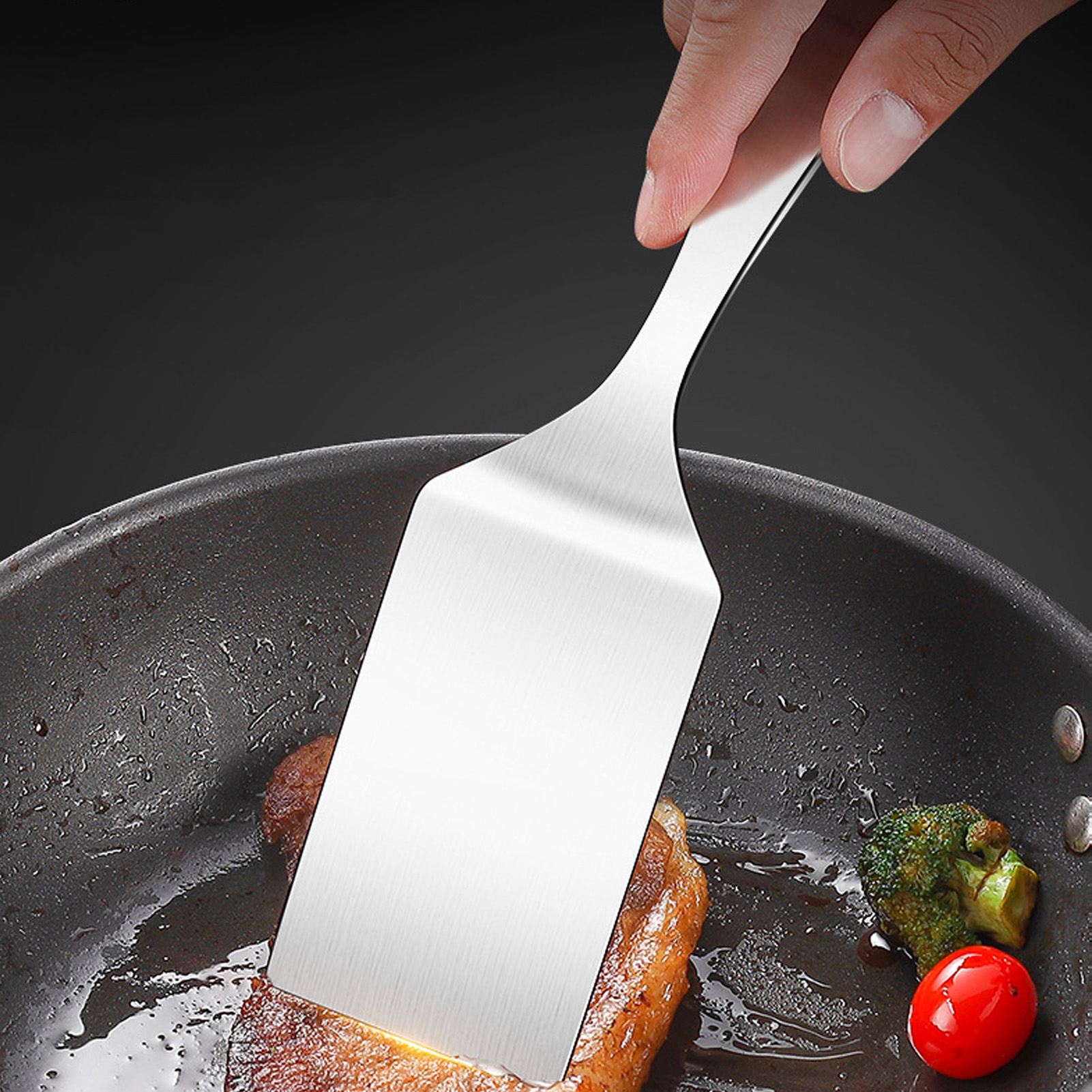 Stainless Steel Spatula Short  - مراجعة Okonomiyaki Spatula وسعره