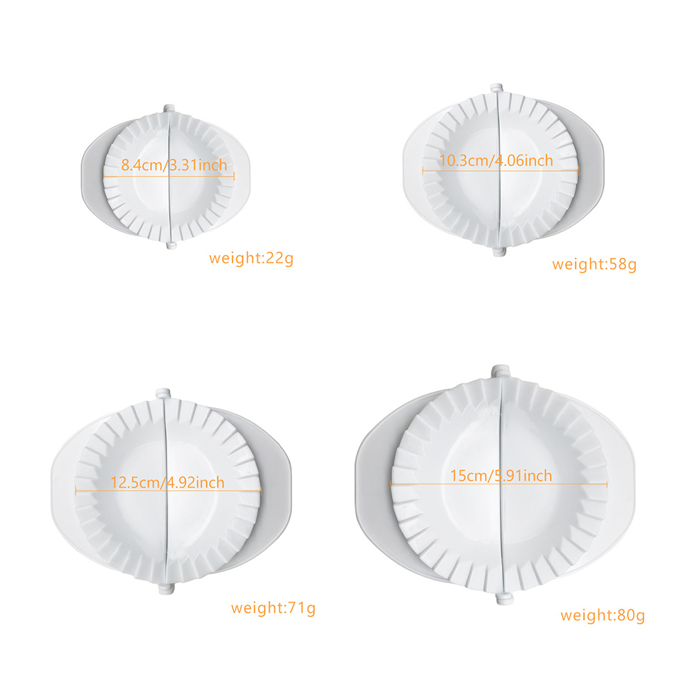 4 Size Dumpling Mold DIY Press - مراجعة Dumpling Press Set وسعره